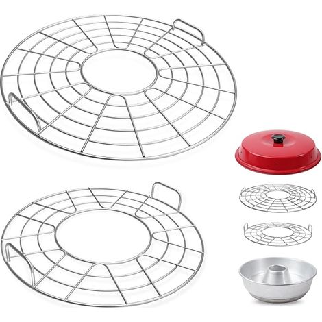 Stainless Steel Cooking Rack with Handle