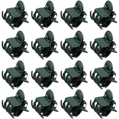 100 plant support clips, clips for climbing plants, orchid clips, plant support clips, plastic fastening clips for garden plants, for plants and flowers – orchid style