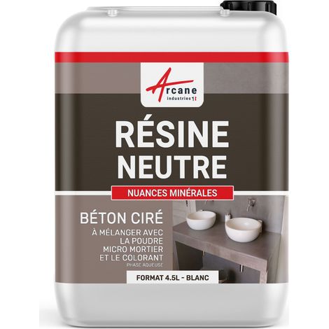 Résine neutre pour béton ciré - 4.5 L - ARCANE INDUSTRIES