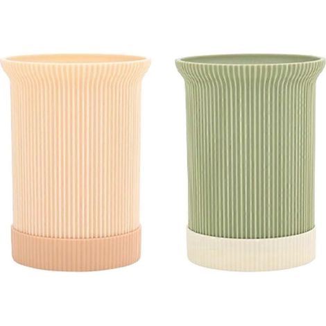 Porte-couverts pour plan de travail, pot à ustensiles pour comptoir de cuisine, organisateur de rangement pour couverts et argenterie (1/5)