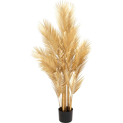 Déco de Noël Palmier Doré en pot H 120 cm - Feeric Christmas (1/3)