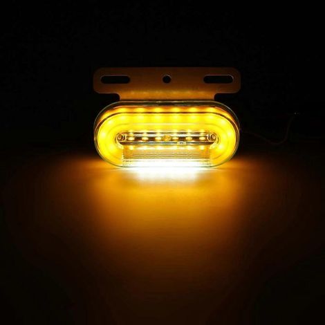 Lot de 10 feux de position latéraux à LED pour camions, avec indicateur de freinage et feu de gabarit. (1/4)