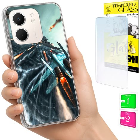 Schutzhülle für Oppo A5X: Fotohülle mit Rückseite und 9H-Glas (1/5)