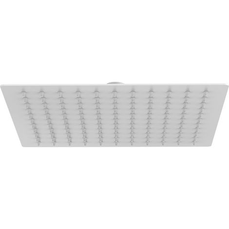 Soffione quadrato 25 x 25 cm bianco - serie Giove (1/2)