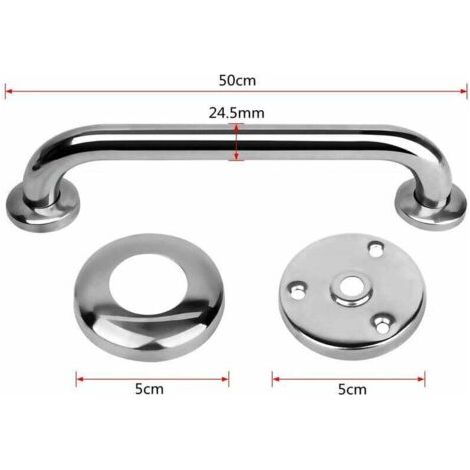 Comptoir de bar Apoyo de 50 cm en acier inoxydable inodore avec protection pour enfants (1/3)