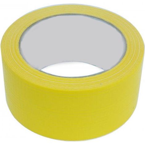 NASTRO AMERICANO TELATO ADESIVO HOT MELT H50x25 GIALLO RINFORZATO AUTOADESIVO