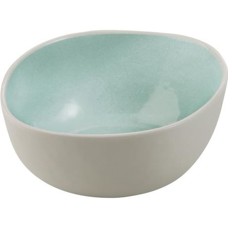 Bol Mélamine vert/gris, 20 x 18,5 cm, 1,2 litre