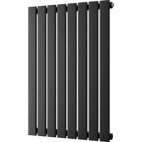 Typhoon - Black Designer Radiator H800mm x W544mm Single Panel - Feet Included (1/4)