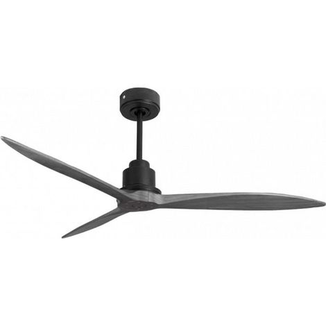 Tenerife Ring - Super destratificateur et ventilateur DC 166 cm  Gris basalte pales bois clair sans Lumière 30 à 60 m² (1/4)