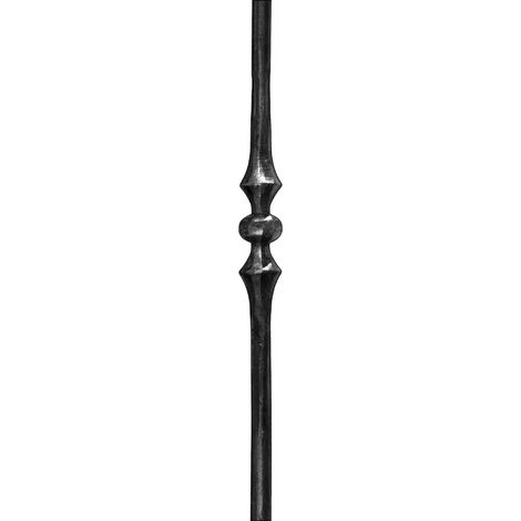 Deco Fer Forge – Barreau rond grenaillé 1000mm Ø12mm – Fer forgé à souder pour travaux de ferronnerie – Décor simple olive – Traitement à peindre
