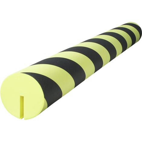 Butoir de protection RS PRO, Noir, Jaune, longueur 1m en EVA ( Prix pour 1 ) (1/3)