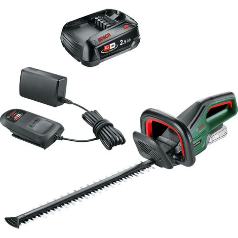 Bosch 0600849K00 Cordless 18v 55cm Hedgecutter UniversalHedgeCut + 2.5AH Battery