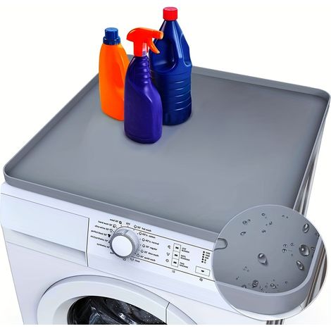 Tappetino organizer antiscivolo e impermeabile per lavatrice e asciugatrice, 1 pezzo (1/5)