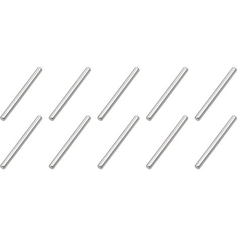 100pcs 2mm x 22mm Cheville Goupilles Inox Acier Argent Ton (1/5)