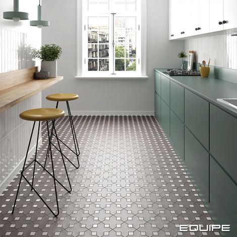 Carrelage effet rustique AL ANDALUS Cabochon Blanc - Brillant - boîte de 0.13 m2 Cabochon Blanc - Brillant / Poli - boîte de 0.13 m2 (1/3)