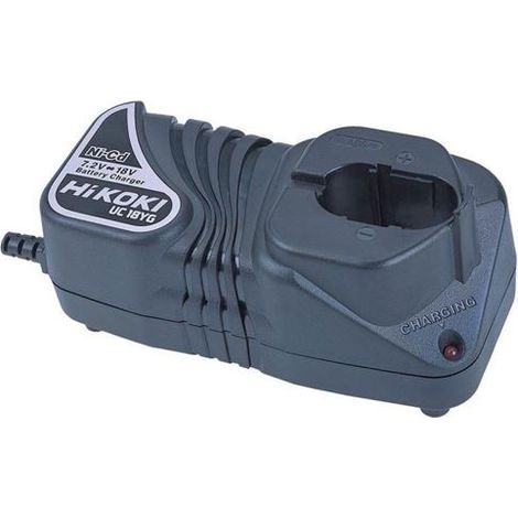HiKOKI UC18YG 7.2V-18V Fast Battery Charger for NiCad and Lithium-Ion Batteries (60-Minute Charging Time)