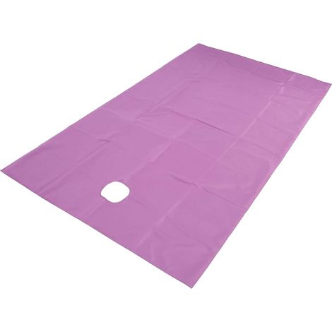Drap de Lit en Fiber de Polyester Respirant, 200x115cm, pour Salon de beauté, Couvre-lit Doux et Confortable, Accessoire de Literie Professionnel pour Spa (PURPLE) (1/5)