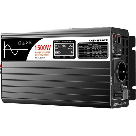 Inverter, onda sinusoidale pura, alta efficienza, SP-1500L-1-a, 24V, 230V-a (1/2)