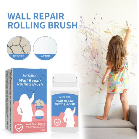 Rouleau de finition pour murs, idéal pour masquer les graffitis et combler les imperfections. Entretien facile, usage domestique. 100 g (1/5)