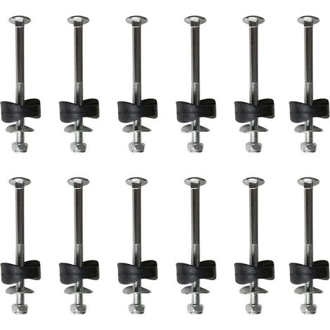 Lote de 12 puntas de trampolín con tornillos para fijar el trampolín - Accesorios de repuesto para trampolín - (1/5)