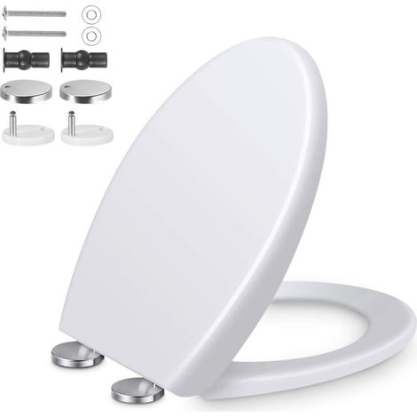 Lens of Toilet, Shape in O Abattant WC with Closure- (1/5)