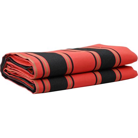 Tela de recambio para toldo Naranja y negro 10 x 1.6 m tela