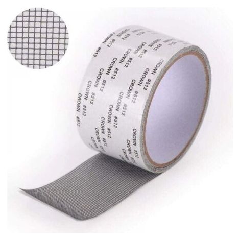 Moskitonetz-Reparaturband – Moskitonetz-Reparaturflicken, Fensterreparaturkleber, Moskitonetz-Set, Reparatur-Moskitonetz, 5 x 2 m (grau) – INHHUB