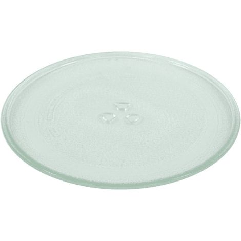 Plateau en verre Diam. 255mm (3517203600, 434603) Four micro-ondes BEKO, DAEWOO, ELSAY, GORENJE, MORA, MOULINEX, PANASONIC, SHARP, SIEMENS, UPO (1/2)