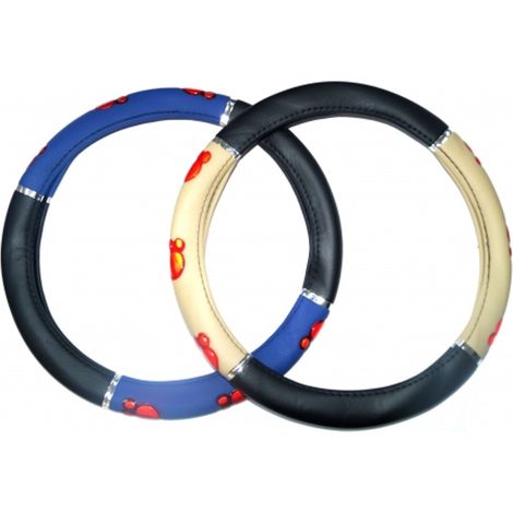 TRADE SHOP - Coprivolante Copri Volante Zampa 38 Con Presa Comfort Per Volante Auto In Gomma -