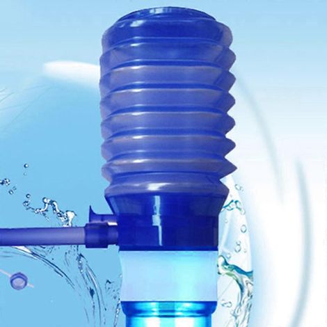 Distributeur d'eau potable en bouteille de 5 gallons avec pompe manuelle et tube amovible (1/4)