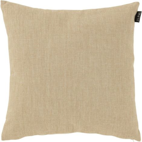 Coussin Déco "Poly" 50x50cm Beige (1/4)