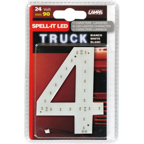 Spell-It Led, 90 mm, 24V - Bianco - 4