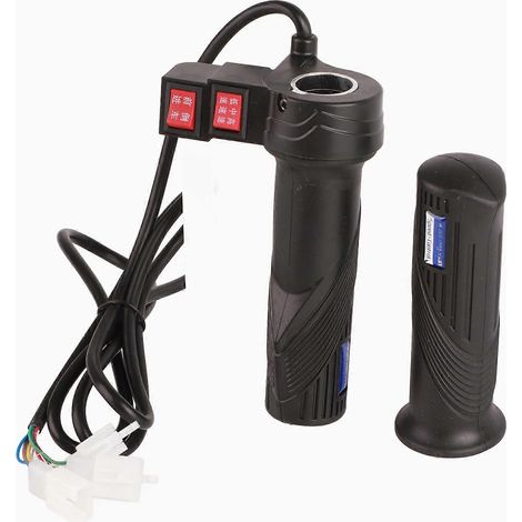Manette d'accélération universelle 3 vitesses pour vélo électrique et trottinette, poignée de gaz avec marche avant et arrière (1/5)