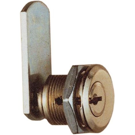 Ibfm serratura universale a cilindro finitura nichelata rotazione a 90o   20x15 mm per cassette postali