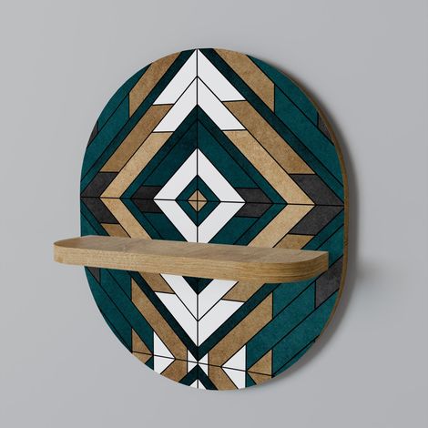 GEOMETRÍA ARTÍSTICA Estante Ovalado (1/5)