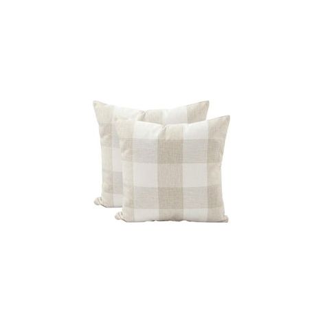 Lot de 2 housses de coussin géométriques, motif treillis, 45x45 cm, pour canapé, salon, chambre.
