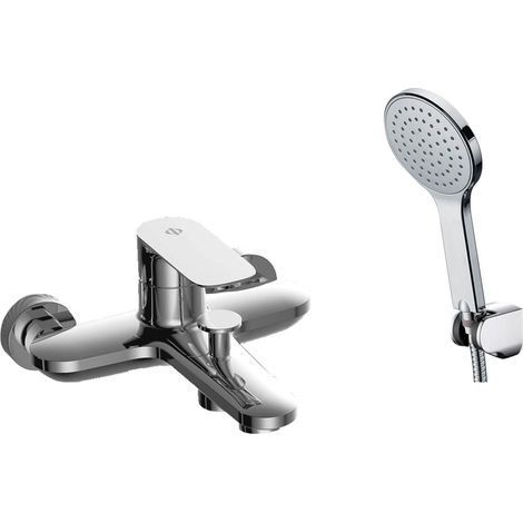Grifo de bañera con mezclador monomando Cassio Cromo GME (1/2)