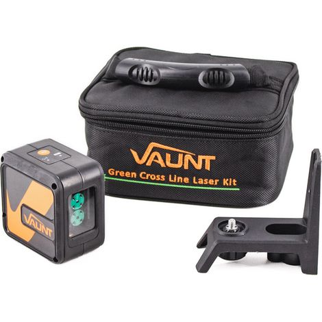 Vaunt Green Cross Line Laser IP54 Protected Self Levelling inc Bracket V1503005 (1/5)