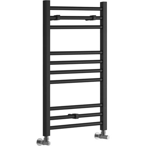 Signature Paragon Straight Heated Towel Rail 800mm H x 500mm W - Anthracite (1/2)