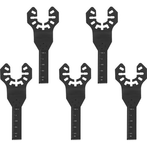 5-teiliges Set oszillierender Sägeblätter aus Hochgeschwindigkeitsstahl, universelles Schnellwechsel-Trimmwerkzeug, 10 mm (1/5)