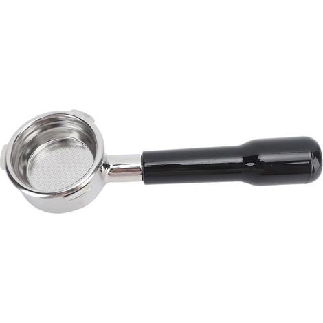 58 mm 3-Ohren-Siebträger für Barsetto Kaffeemaschinen, Kunststoff, Schwarz (1/5)