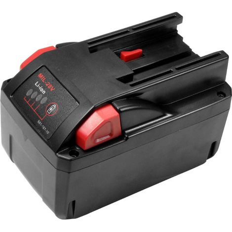 Trade-Shop Li-Ion Werkzeug-Akku 28V 5Ah für AEG Milwaukee HD28 SG, V28 SG Geradschleifer, HD28 SX, V28 SX Säbelsäge, HD28 VC/0 Nass-/Trockensauger (1/4)
