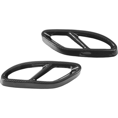 Raccord d'échappement Double Sortie Enjoliveur de Cadre de Pare-chocs pour Mercedes Classe E W213 2014-2021 (1/5)