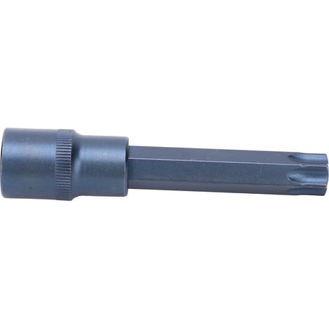 S2 1/2X100XT60 Blue-coated blister-formed 6-corner screwdriver sleeve (1/5)