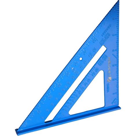 Hogert Technik HT4M215 - Escuadra para carpintero (aluminio, 180 mm)