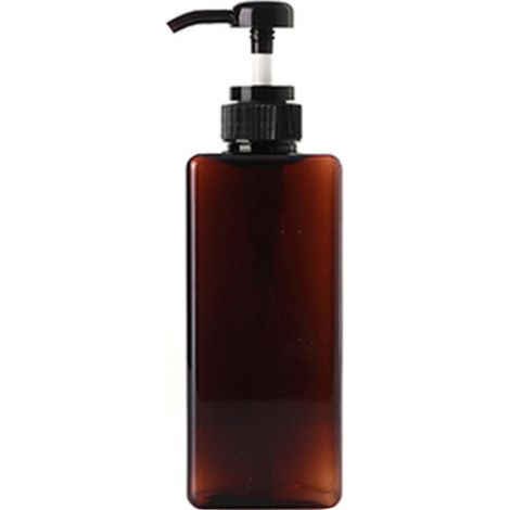 Mehrzweck-Drehpumpspenderflasche – 450 ml/600 ml Fassungsvermögen – Robustes Kunststoffmaterial – Milchweiß oder Braun – Auslaufsicheres Design für Gele, Shampoos und DIY-Produkte (1/5)