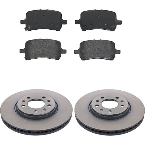 KIT FRENI ANTERIORI compatibile con OPEL GT CABRIOLET (M07) - DISCHI + PASTIGLIE OEM: P 10 015 / 17761 /SOSTITUZIONE DIRETTA/BASSA POLVERE/SILENZIOSO (1/5)