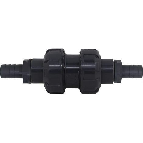 Clapet anti retour a boule clapet antiretour en pvc valve unidirectionnelle soupape vidange piscine (1/4)