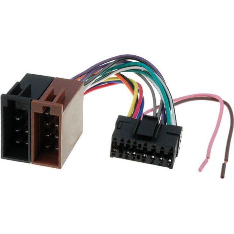 Cable adaptateur Autoradio Sony CDX XR 16PIN Vers ISO