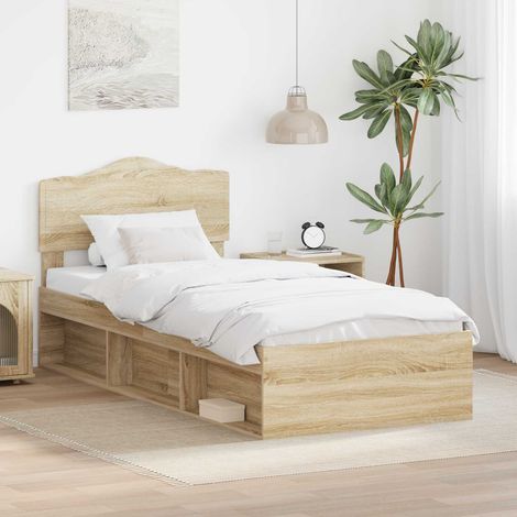 Estructura de cama  100 x 200 cm Madera de pino macizo
